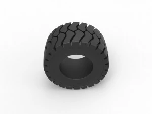 Tractor tire 9 Scale 1 to 25 3D Print Model