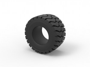 Tractor tire 9 Scale 1 to 25 3Dプリントモデル