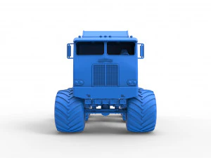 Monster truck 6x6 Scale 1 to 25 3D Print Model