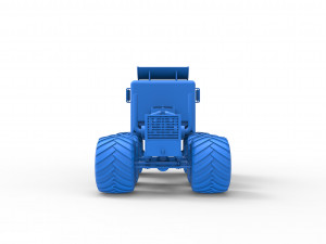Monster truck 6x6 Scale 1 to 25 Model do druku 3D