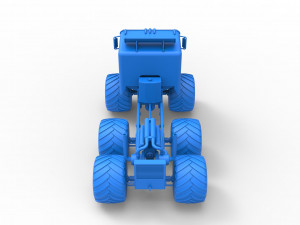 Monster truck 6x6 Scale 1 to 25 Model do druku 3D