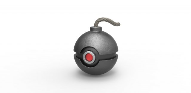 Bomb orb 3D प्रिंट मॉडल .c4d .max .obj .3ds .fbx .stl .blend 