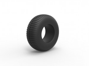 Offroad tire 58 Scale 1 to 25 3Dプリントモデル