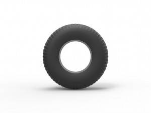 Offroad tire 58 Scale 1 to 25 3Dプリントモデル