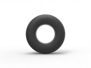 Offroad tire 58 Scale 1 to 25 3D Print Model