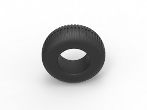 Offroad tire 58 Scale 1 to 25 3Dプリントモデル