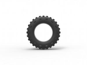 Offroad tire 59 Scale 1 to 25 3D Print Model