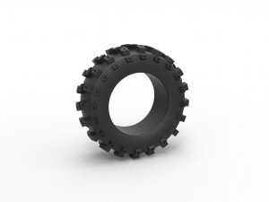 Offroad tire 60 Scale 1 to 25 Modelo de Impressão 3D