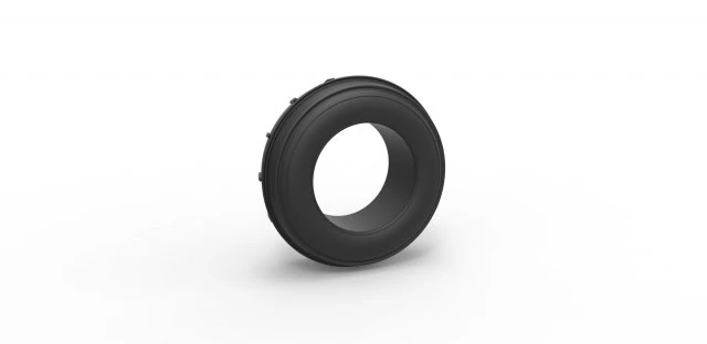 Dune buggy front tire 3 Scale 1 to 25 3D Print Model .c4d .max .obj .3ds .fbx .stl .blend 