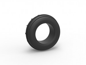 Dune buggy front tire 3 Scale 1 to 25 Modelo de impresión 3D