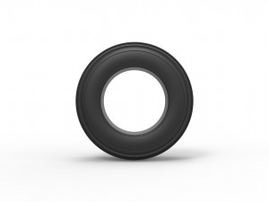 Dune buggy front tire 3 Scale 1 to 25 3D Print Model