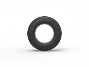 Dune buggy front tire 4 Scale 1 to 25 3D-Druckmodell