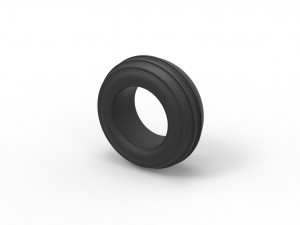 Dune buggy front tire 4 Scale 1 to 25 3D-Druckmodell