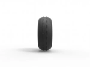 Dune buggy front tire 6 Scale 1 to 25 3D Print Model