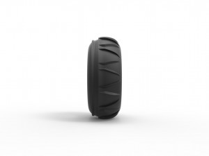 Dune buggy front tire 7 Scale 1 to 25 Model Cetak 3D