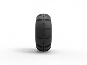 Dune buggy front tire 10 Scale 1 to 25 3D Print Model