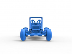 Old school water pumper Sand buggy Version 2 Scale 1 to 25 Modelo de Impressão 3D