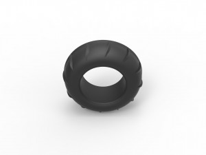 Dune buggy front tire 12 Scale 1 to 25 3D 打印模型