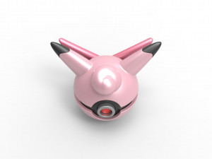 Clefable orb 3D-Druckmodell