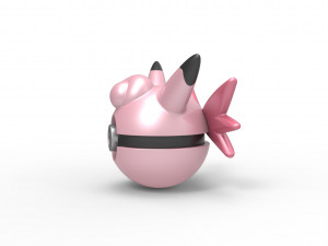 Clefable orb 3D-Druckmodell