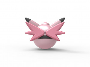 Clefable orb 3D-Druckmodell