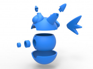 Clefable orb 3D-Druckmodell