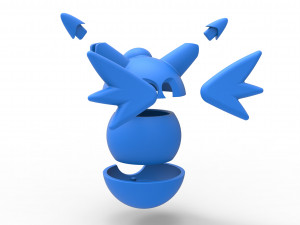 Clefable orb 3D-Druckmodell