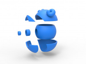 Slowpoke orb 3D Print Model