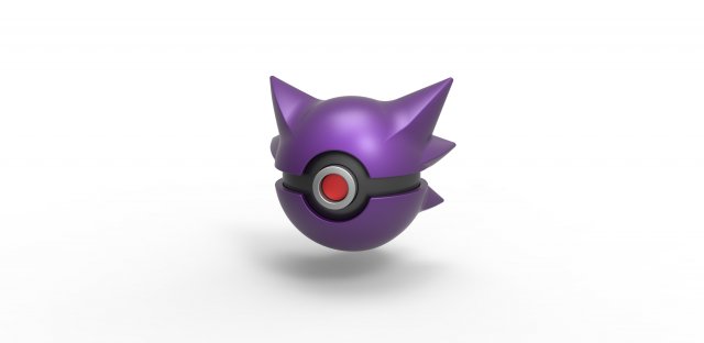 Haunter orb Model Cetak 3D .c4d .max .obj .3ds .fbx .stl .blend 