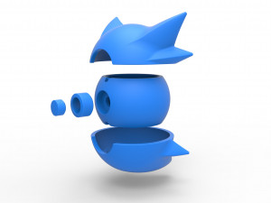 Haunter orb Model Cetak 3D