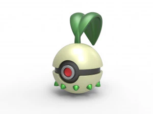 Orbe chikorita Modelo de impresión 3D