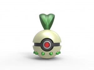 Chikorita orb 3D Print Model