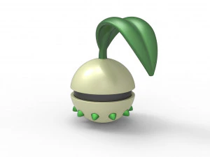 Chikorita orb 3D Print Model