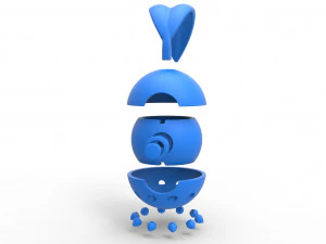 Chikorita orb 3D Print Model