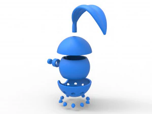Chikorita orb 3D Print Model