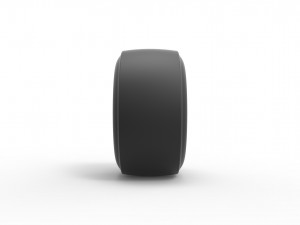 Dragster rear tire Scale 1 to 25 3D Baskı Modeli