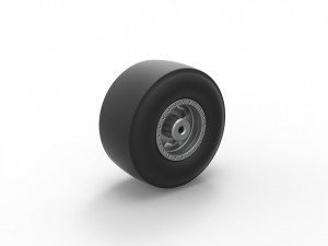 Dragster rear wheel Scale 1 to 25 3Dプリントモデル