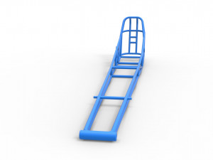 Frame of Front engine dragster Scale 1 to 25 3D-printmodel