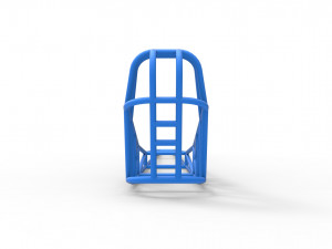Frame of Front engine dragster Scale 1 to 25 3D-printmodel
