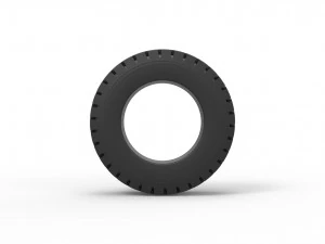 Military truck tire 10 Scale 1 to 24 3D Print Model