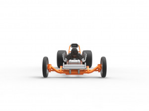 Front engine dragster with 2 V8 Scale 1 to 25 Modello di stampa 3D