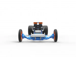 Front engine dragster with double supercharged V8 Scale 1 to 25 3D Print Model