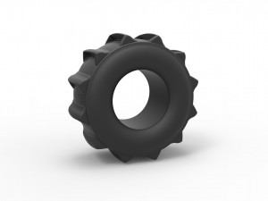 Dirt dragster rear tire 3 Scale 1 to 25 Model do druku 3D