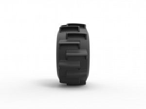 Dirt dragster rear tire 6 Scale 1 to 25 3D 프린트 모델