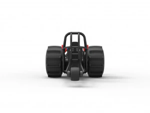 Front engine dirt dragster with turbo V8 Scale 1 to 25 3D Print Model