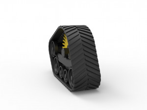 Track of tractor Scale 1 to 25 Modelo de impresión 3D