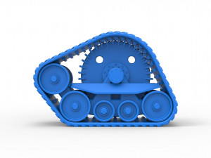 Track of tractor Scale 1 to 25 Modelo de impresión 3D