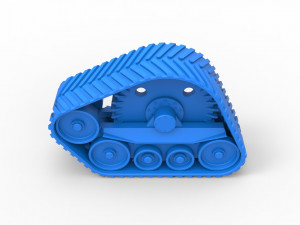 Track of tractor Scale 1 to 25 Modelo de impresión 3D
