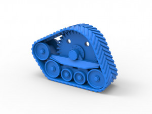 Track of tractor Scale 1 to 25 Modelo de impresión 3D