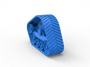Track of tractor Scale 1 to 25 Modelo de impresión 3D